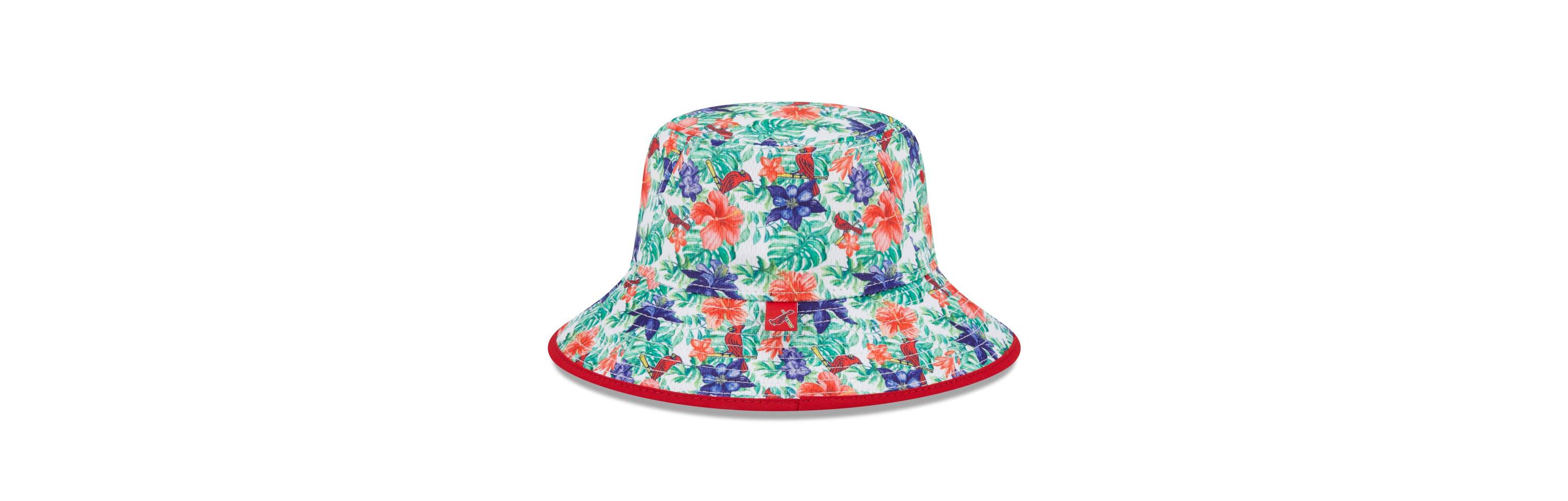 MLB St. Louis Cardinals Tropic Floral Bucket Hat