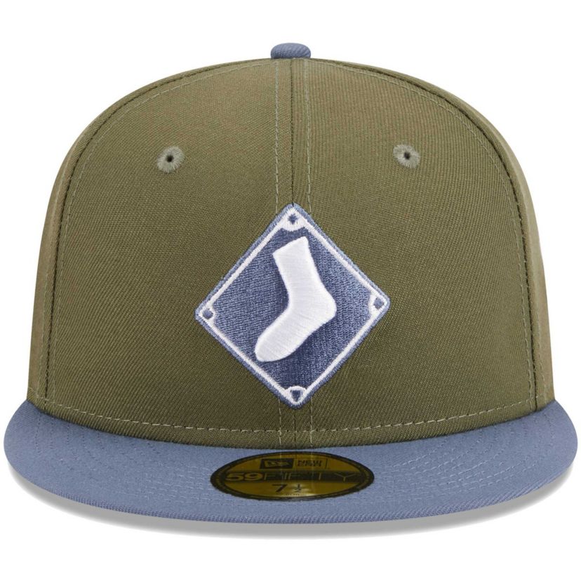 Chicago White Sox MLB Olive/Blue Chicago Sox 59FIFTY Fitted Hat