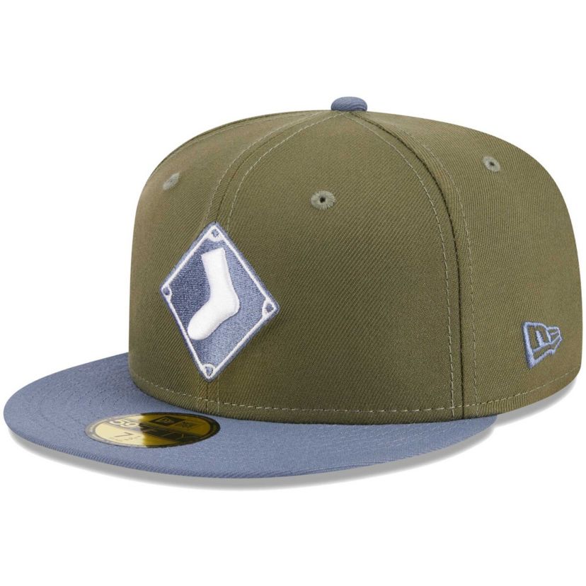 Chicago White Sox MLB Olive/Blue Chicago Sox 59FIFTY Fitted Hat