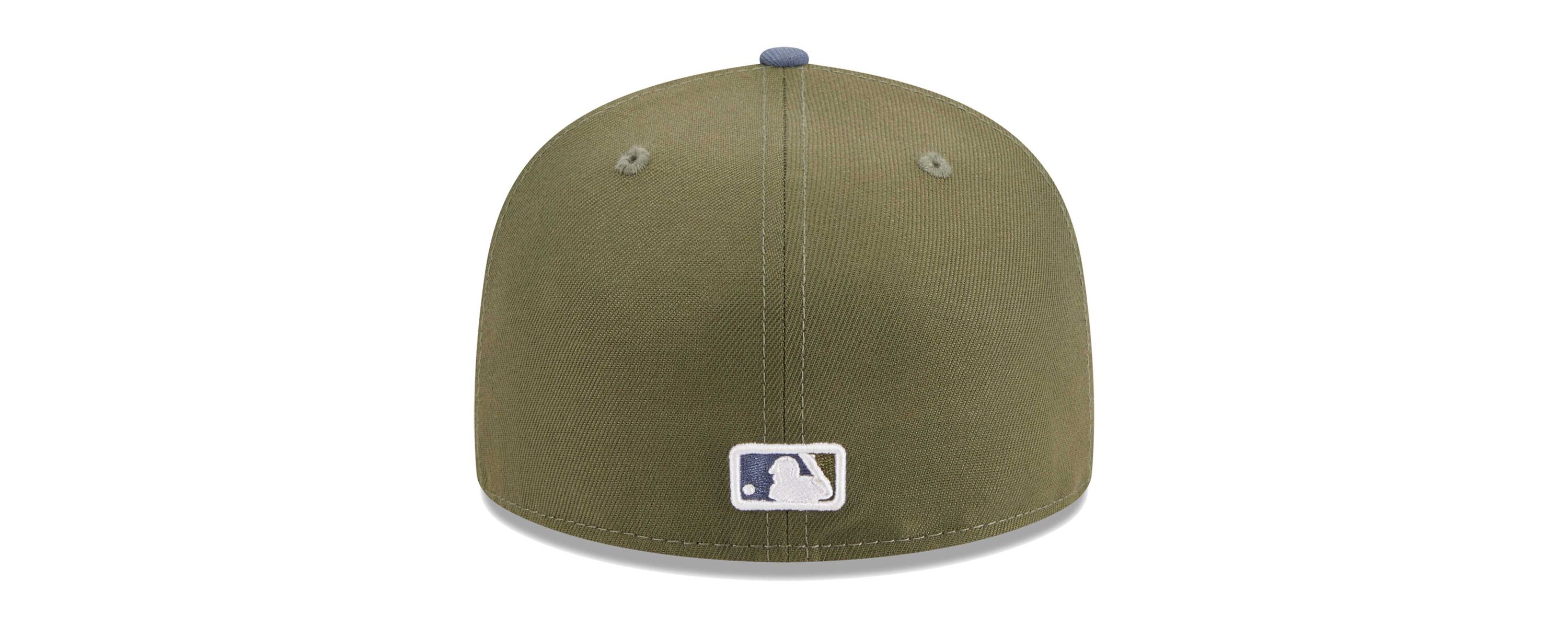 MLB Olive/Blue Cincinnati Reds 59FIFTY Fitted Hat