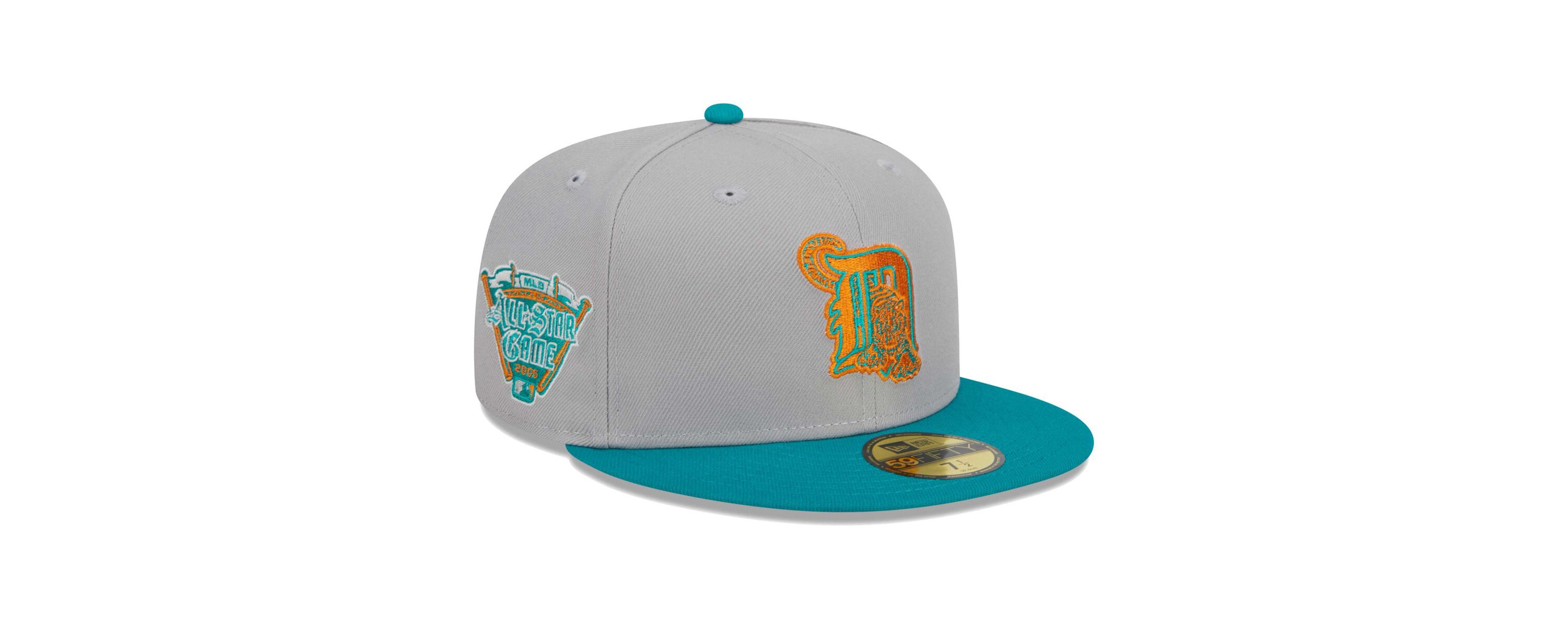 MLB Gray/Teal Detroit Tigers 59FIFTY Fitted Hat