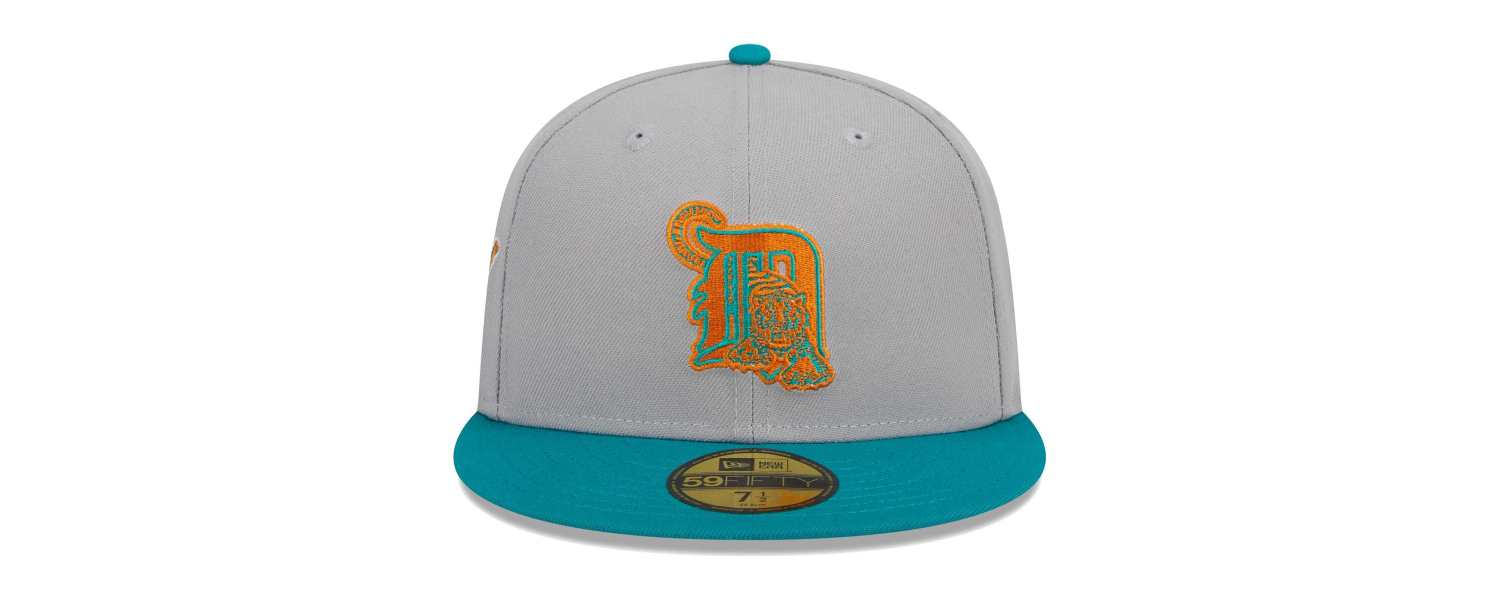 MLB Gray/Teal Detroit Tigers 59FIFTY Fitted Hat
