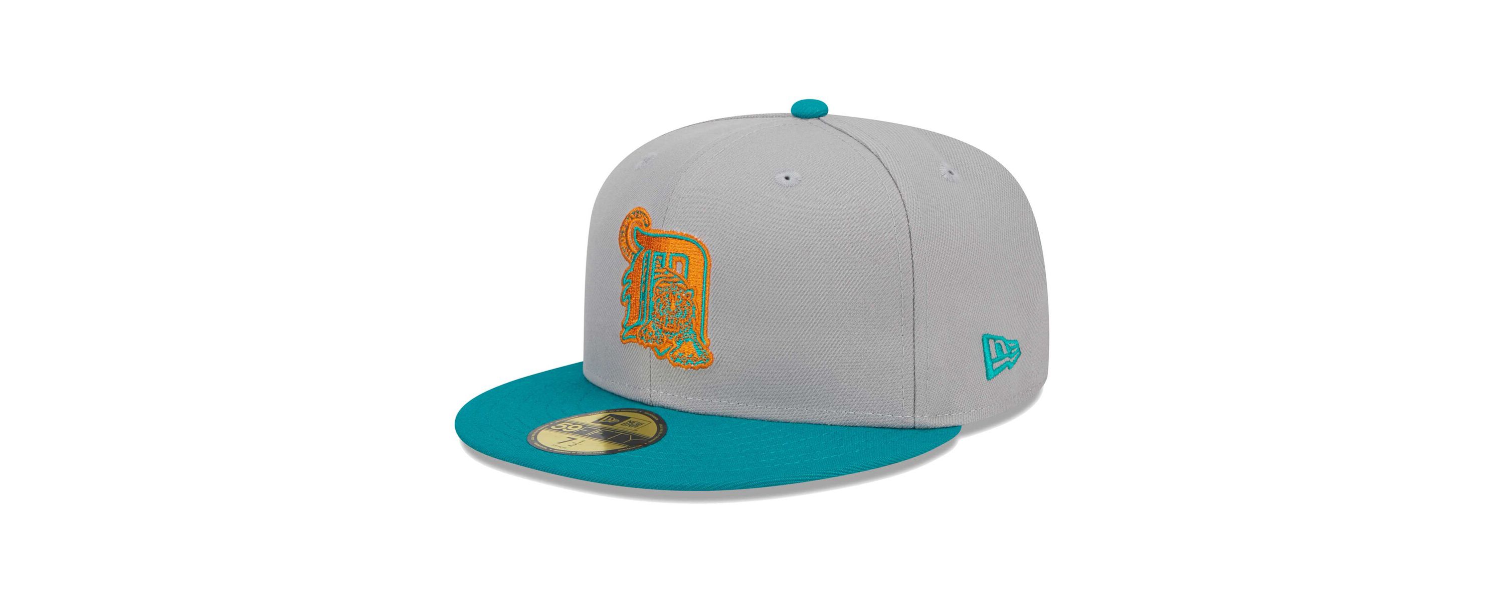 MLB Gray/Teal Detroit Tigers 59FIFTY Fitted Hat