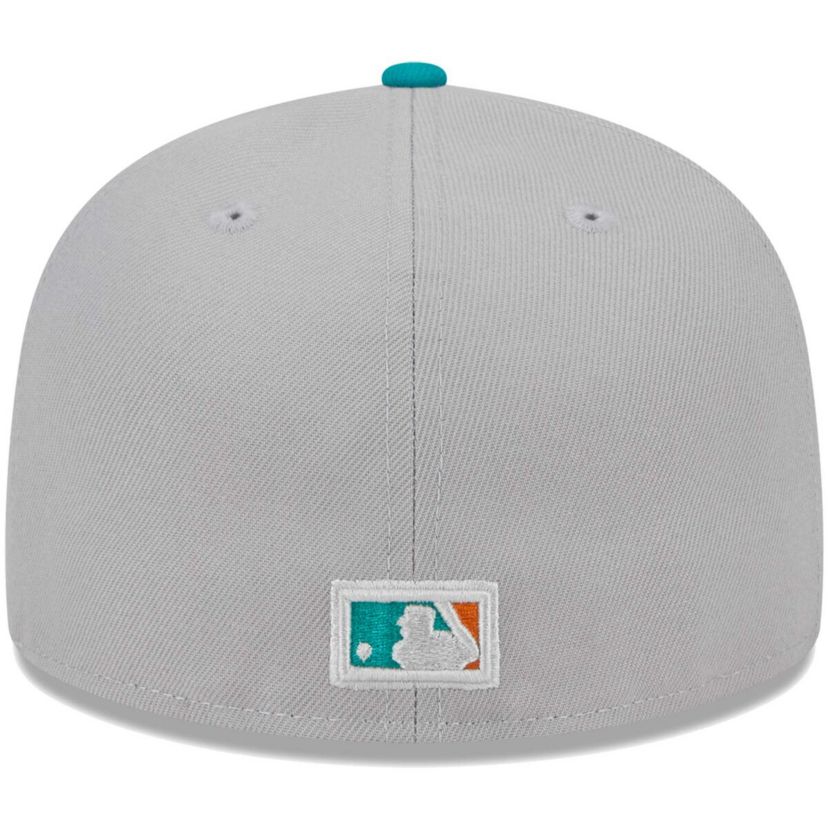 MLB Gray/Teal Detroit Tigers 59FIFTY Fitted Hat