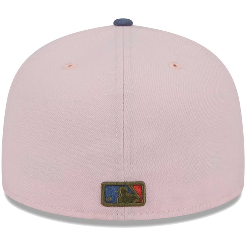 MLB Pink/Blue Los Angeles Dodgers Undervisor 59FIFTY Fitted Hat
