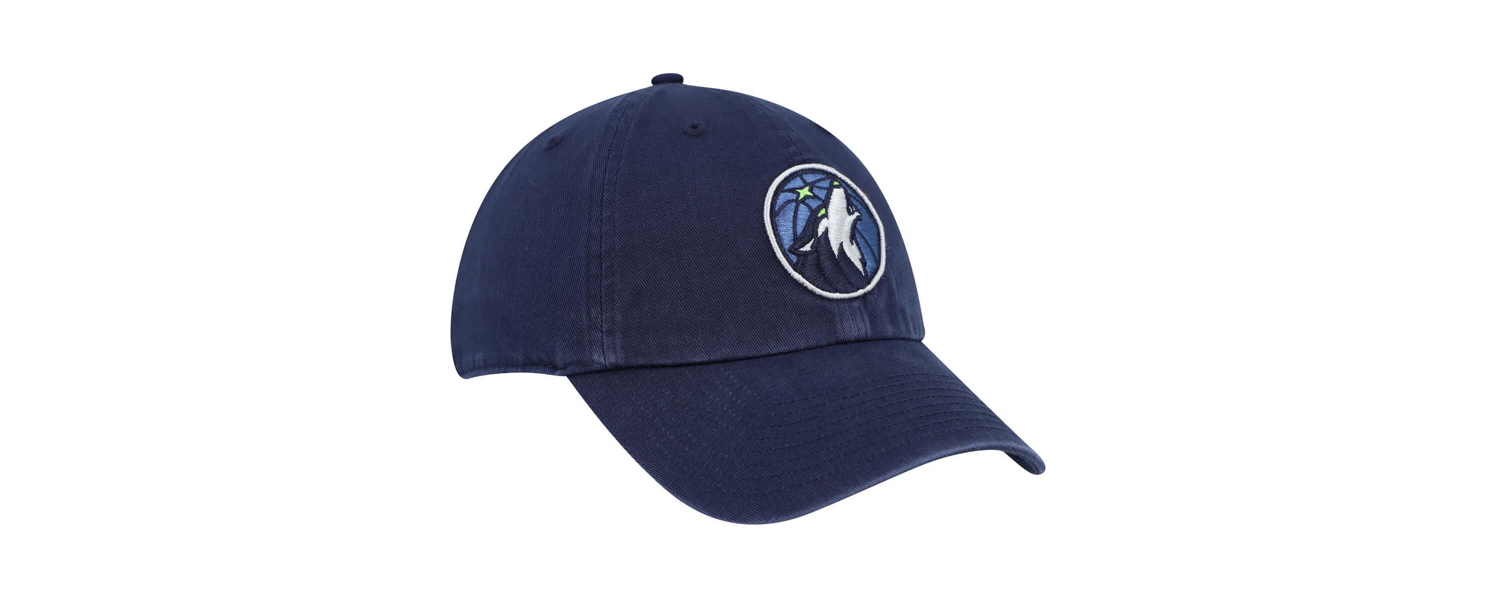 NBA Minnesota Timberwolves Alternate Logo Clean Up Adjustable Hat