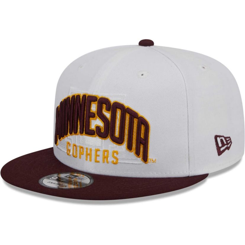 NCAA White/Maroon Minnesota Golden Gophers Two-Tone Layer 9FIFTY Snapback Hat