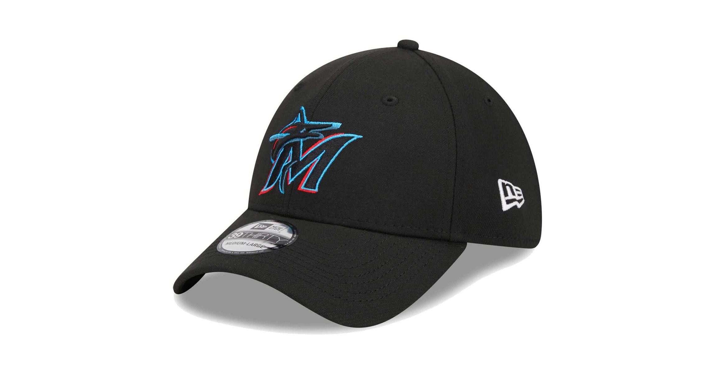 MLB Miami Marlins Logo 39THIRTY Flex Hat