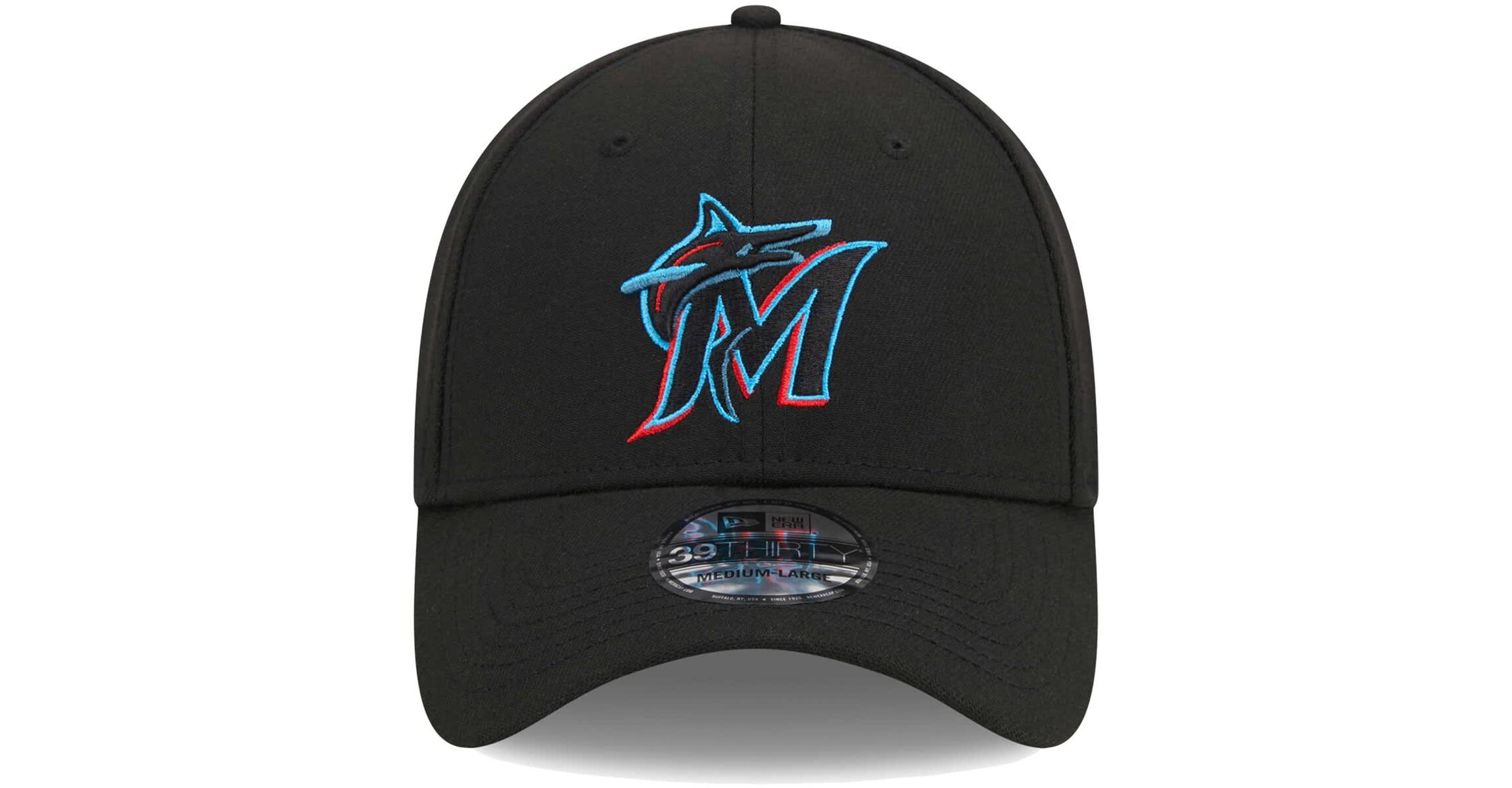MLB Miami Marlins Logo 39THIRTY Flex Hat