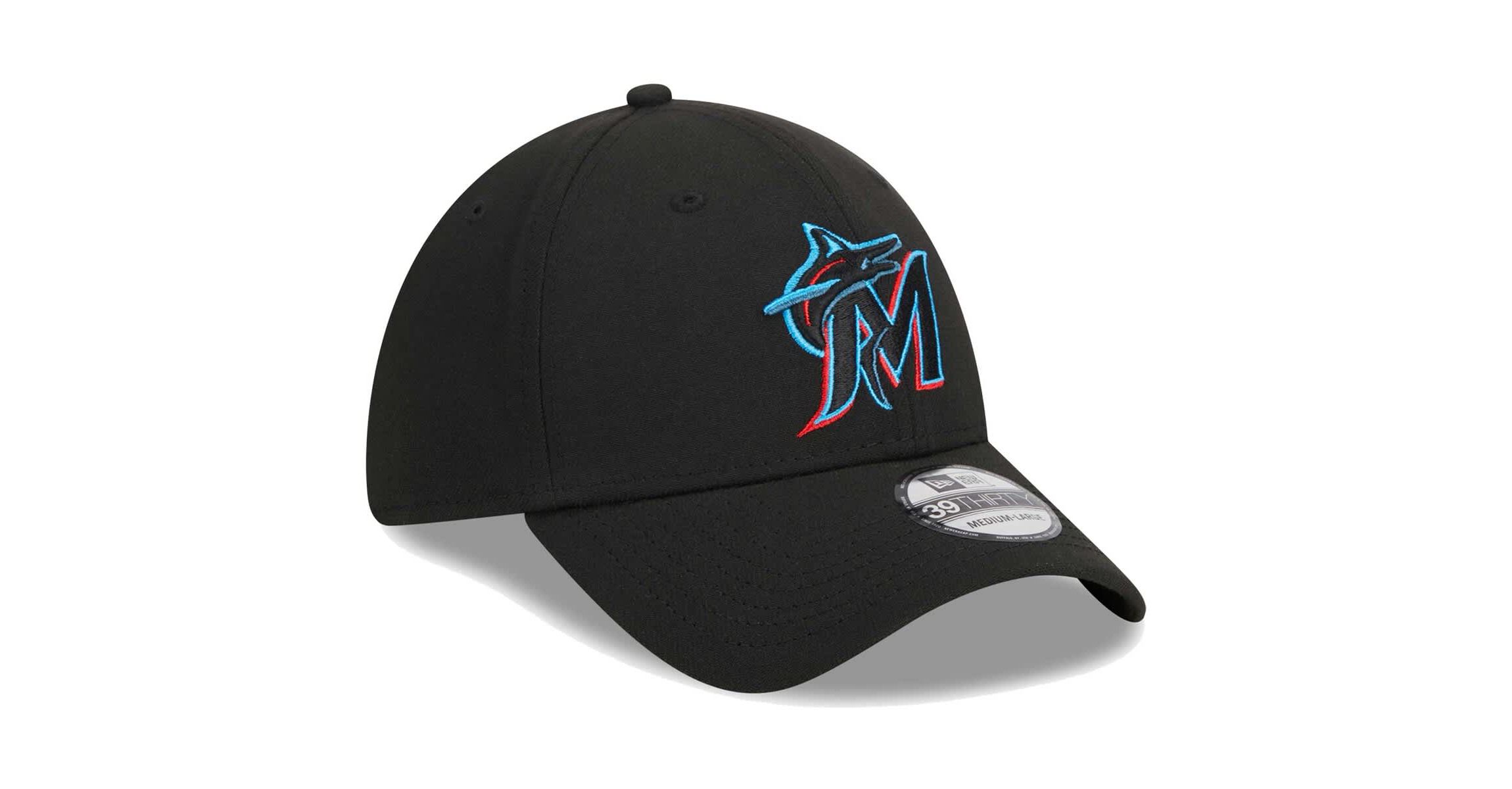 MLB Miami Marlins Logo 39THIRTY Flex Hat
