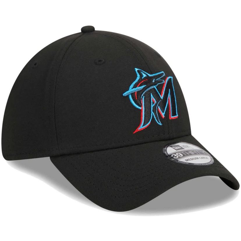MLB Miami Marlins Logo 39THIRTY Flex Hat