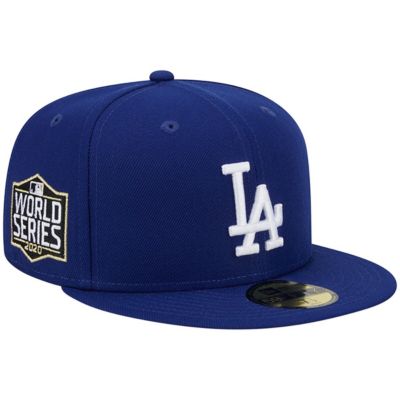 New Era Men's MLB Los Angeles Dodgers 2020 World Series Team Color 59FIFTY Fitted Hat, 7 3/8