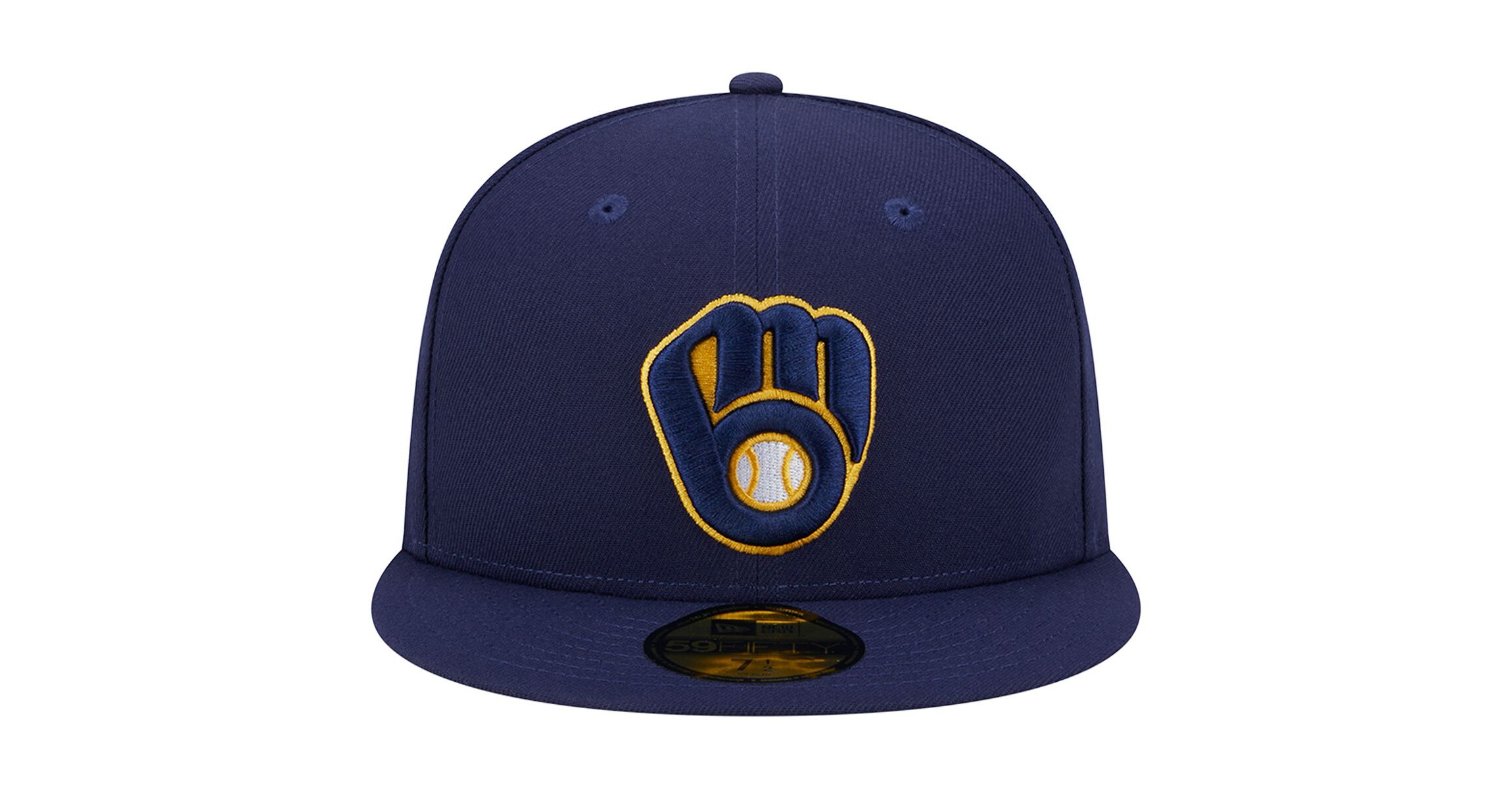 MLB Milwaukee Brewers 50th Anniversary Team Color 59FIFTY Fitted Hat