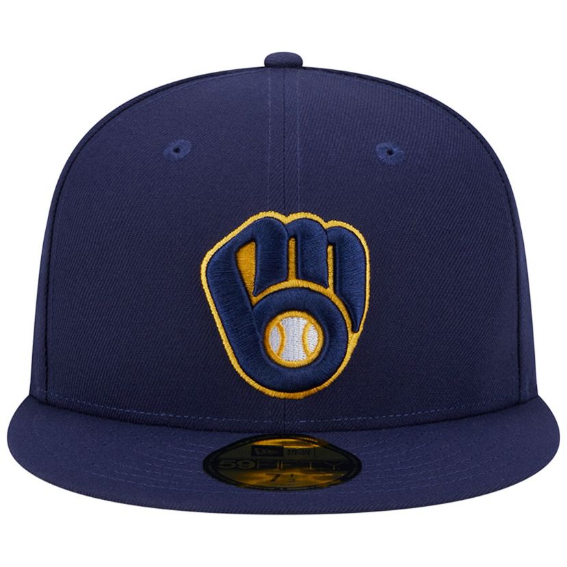 MLB Milwaukee Brewers 50th Anniversary Team Color 59FIFTY Fitted Hat