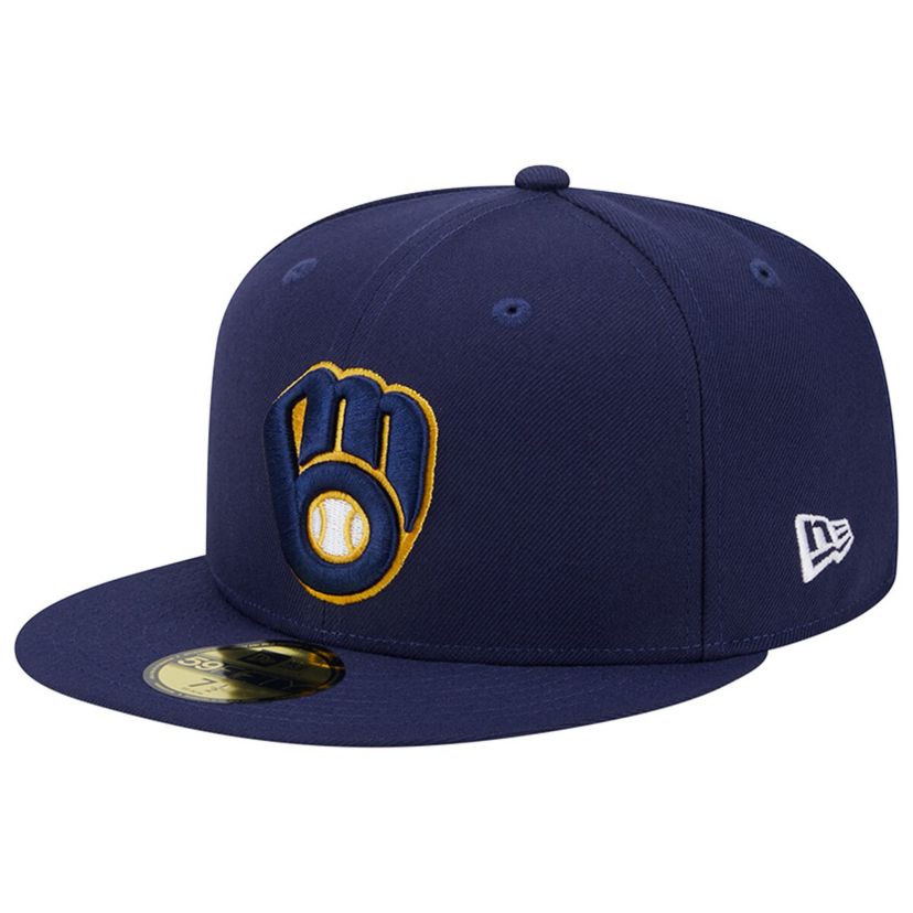 MLB Milwaukee Brewers 50th Anniversary Team Color 59FIFTY Fitted Hat