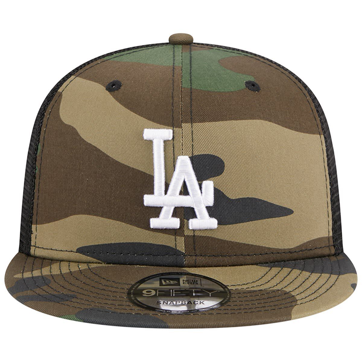 MLB Los Angeles Dodgers Woodland Trucker 9FIFTY Snapback Hat