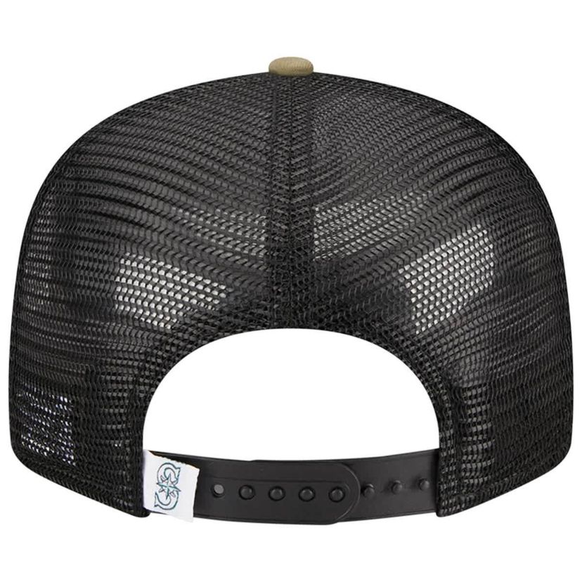 MLB Seattle Mariners Woodland Trucker 9FIFTY Snapback Hat