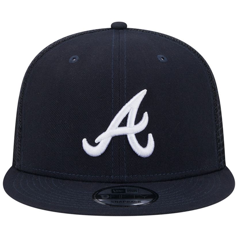 MLB Atlanta Braves Team Color Trucker 9FIFTY Snapback Hat