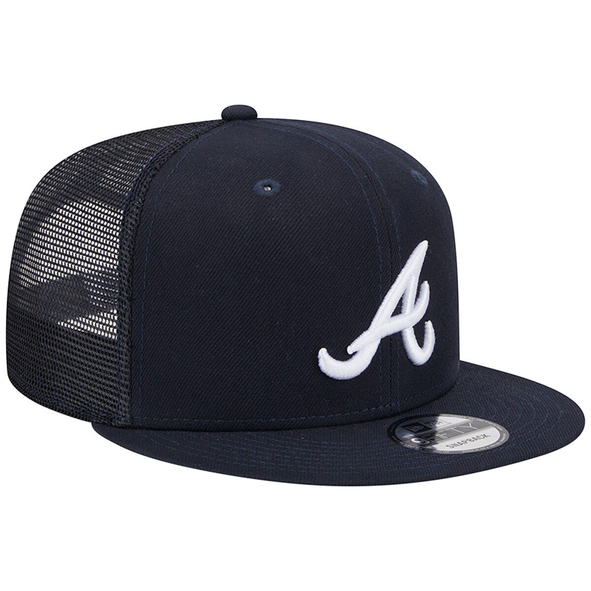MLB Atlanta Braves Team Color Trucker 9FIFTY Snapback Hat
