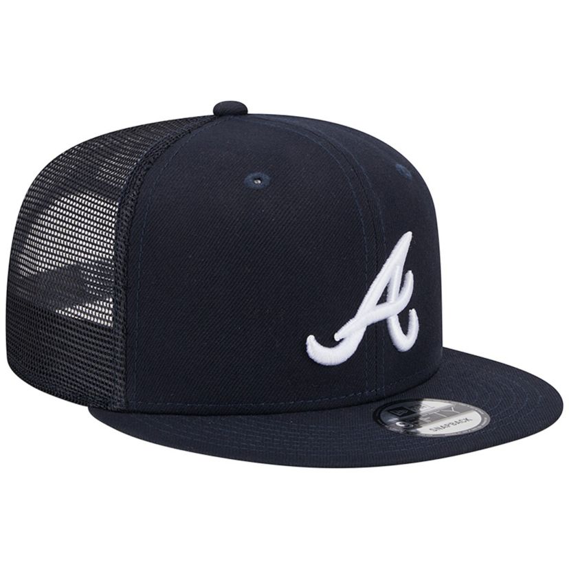MLB Atlanta Braves Team Color Trucker 9FIFTY Snapback Hat