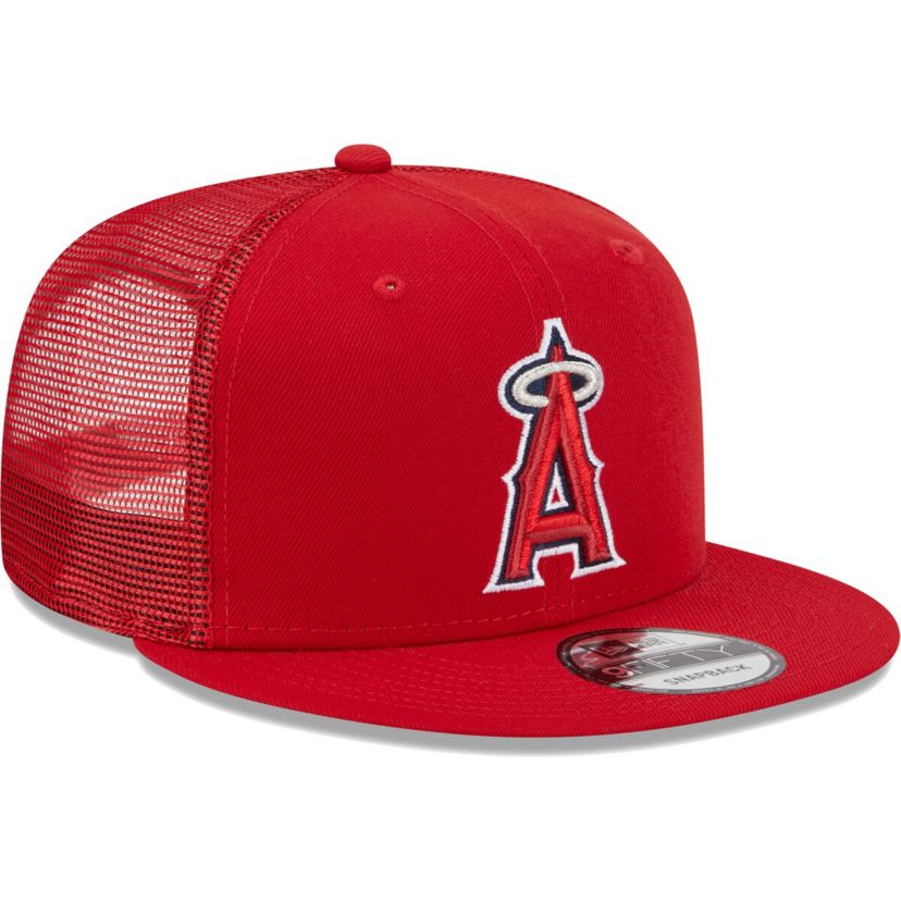 MLB Los Angeles Angels Team Color Trucker 9FIFTY Snapback Hat