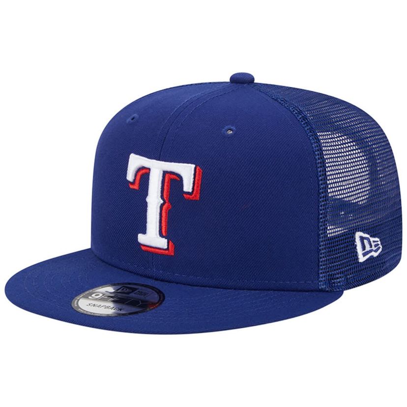 MLB Texas Rangers Team Color Trucker 9FIFTY Snapback Hat
