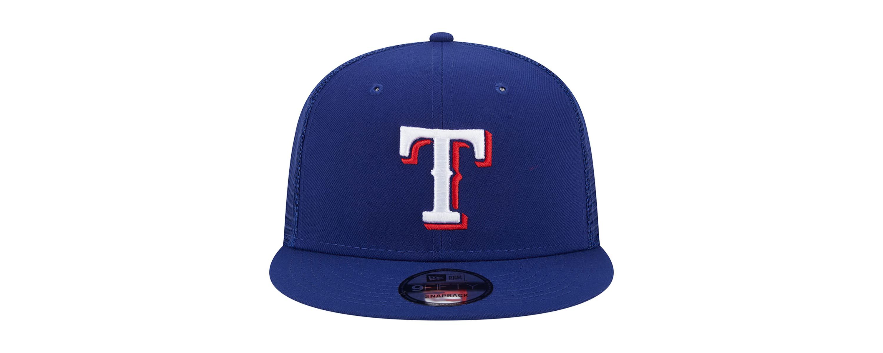 MLB Texas Rangers Team Color Trucker 9FIFTY Snapback Hat