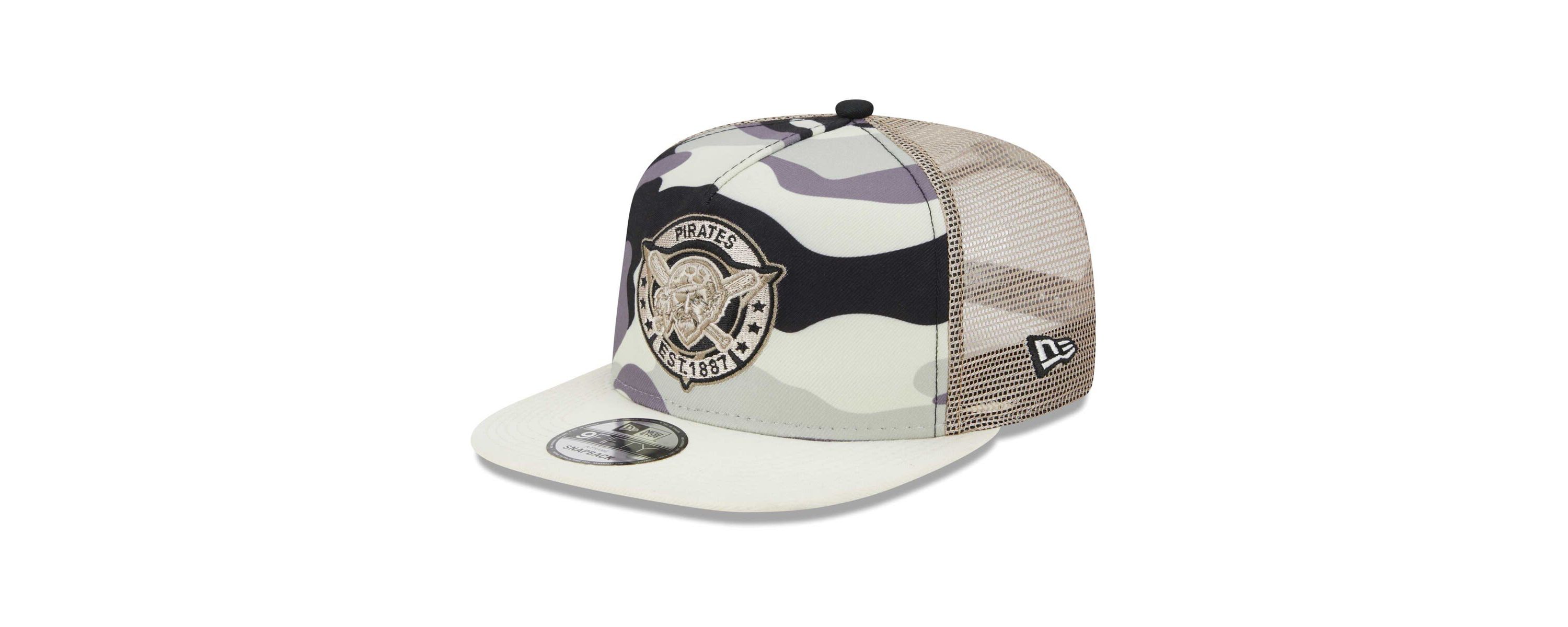 MLB Pittsburgh Pirates Chrome A-Frame 9FIFTY Trucker Snapback Hat