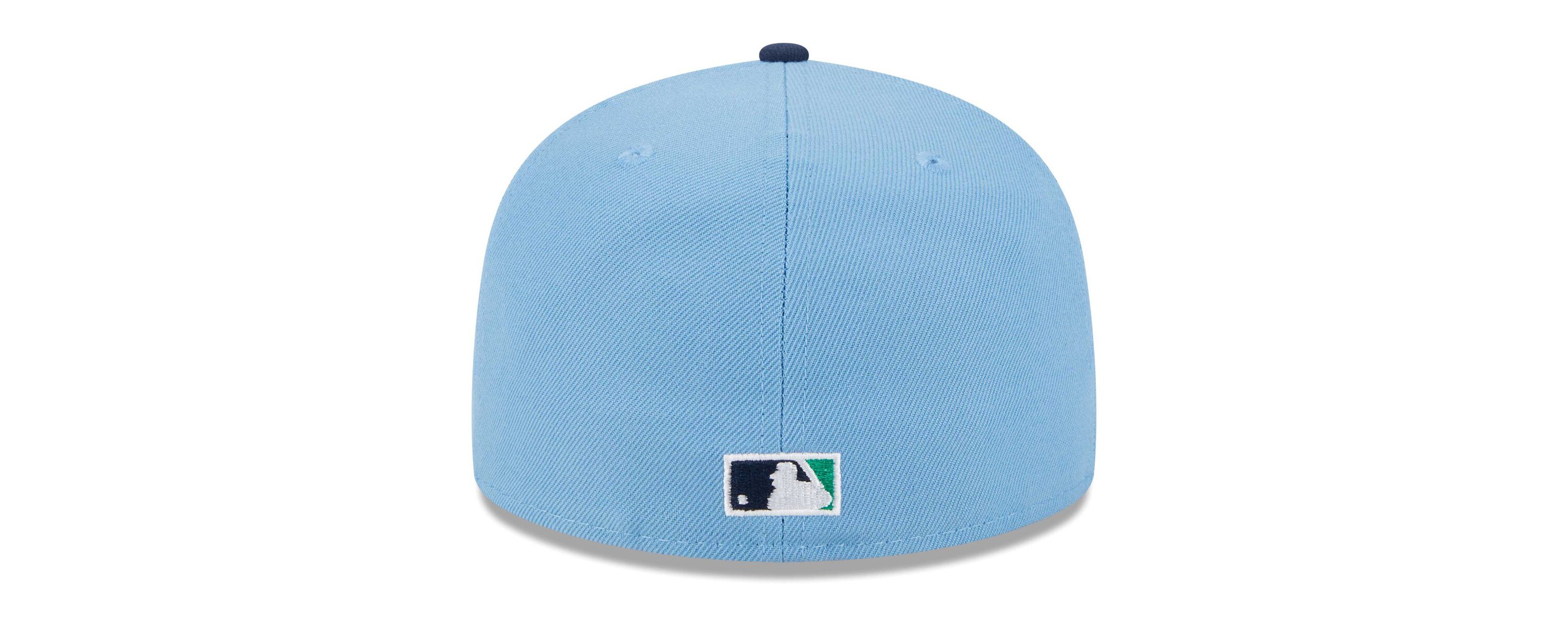 MLB Light Blue/Navy Los Angeles Dodgers Undervisor 59FIFTY Fitted Hat