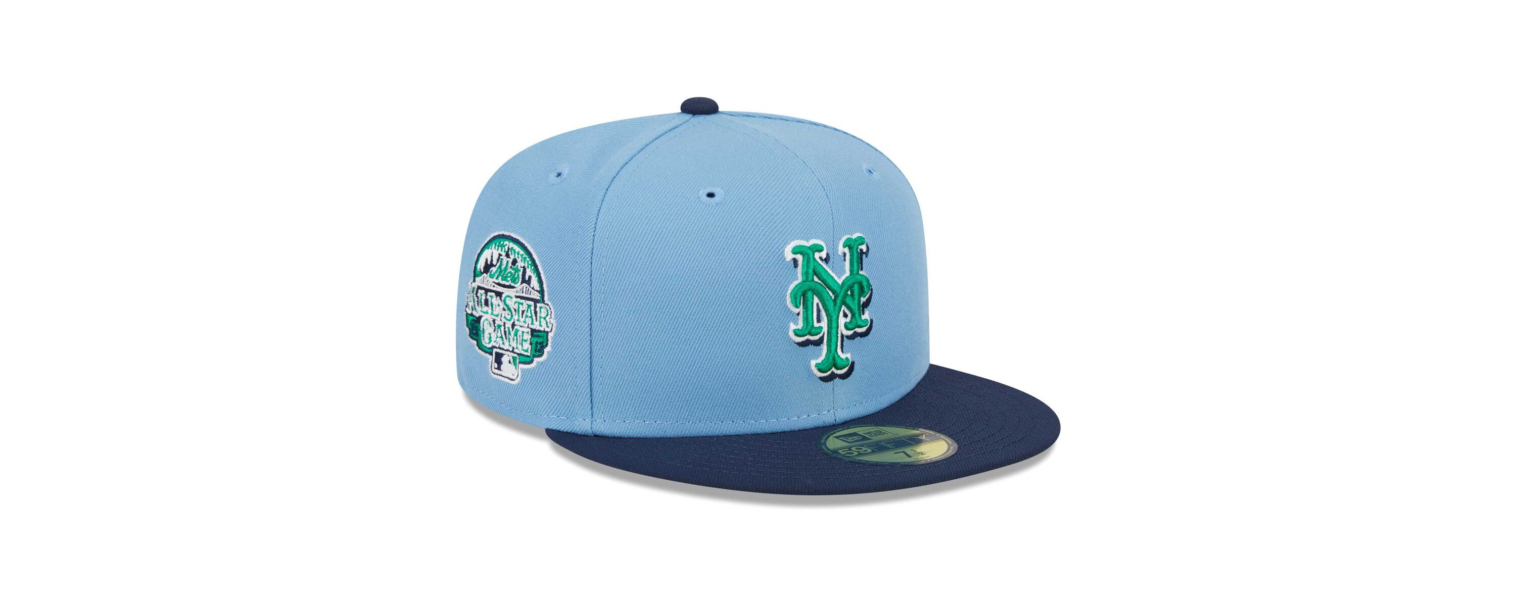 MLB Light Blue/Navy New York Mets Undervisor 59FIFTY Fitted Hat