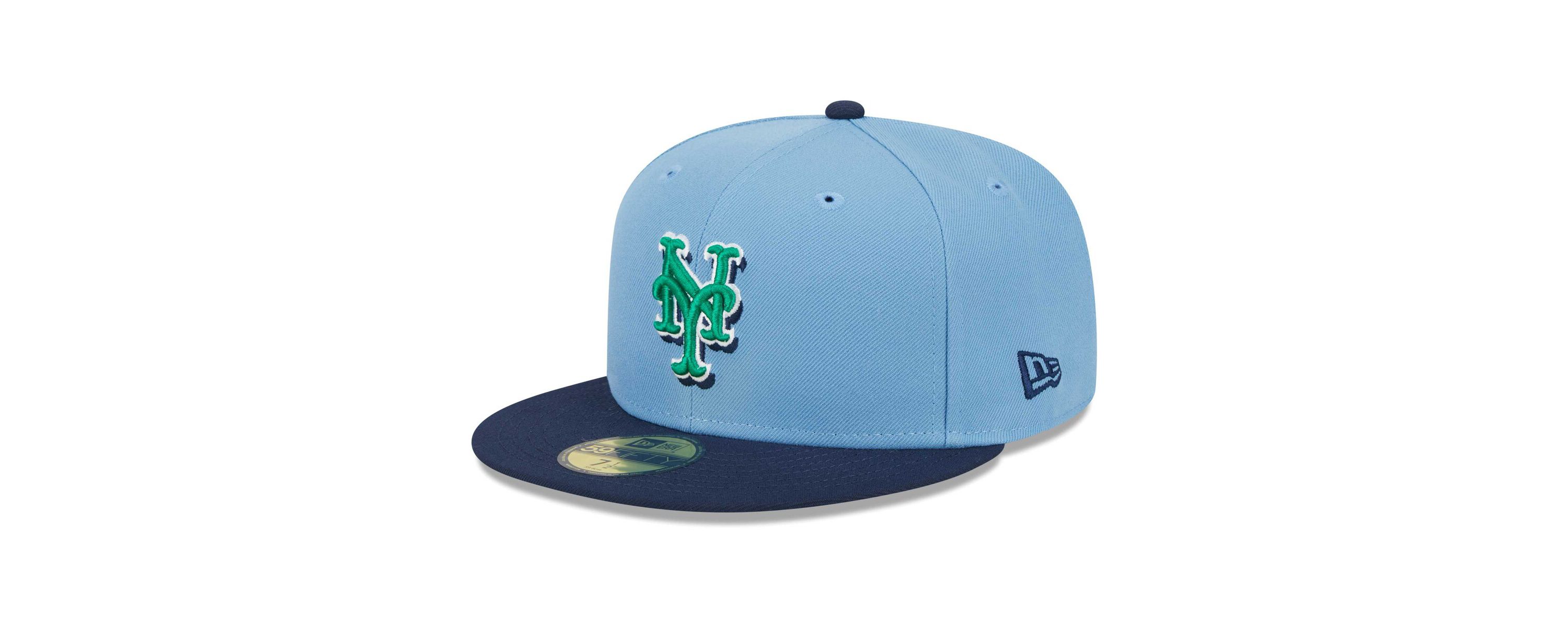 MLB Light Blue/Navy New York Mets Undervisor 59FIFTY Fitted Hat