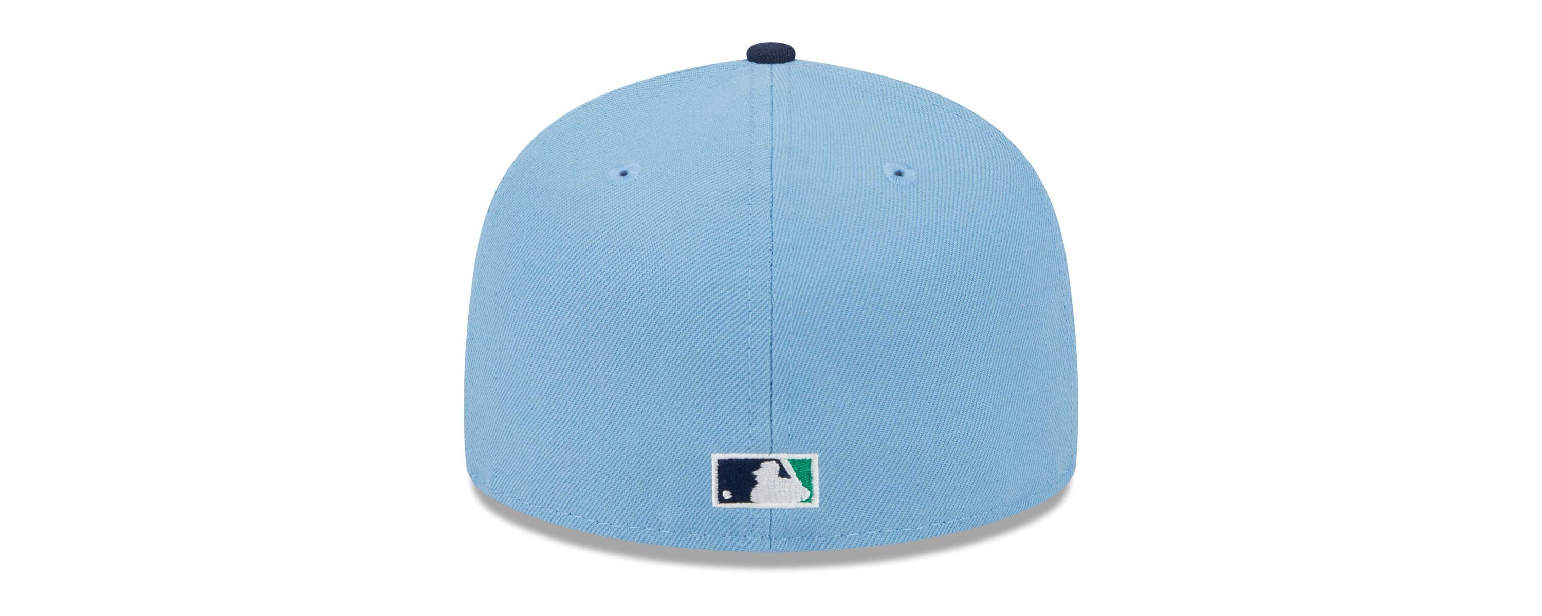 MLB Light Blue/Navy New York Mets Undervisor 59FIFTY Fitted Hat