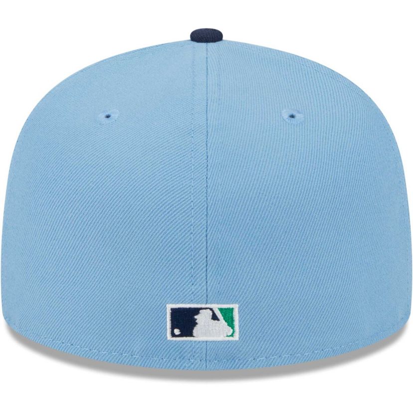 MLB Light Blue/Navy New York Mets Undervisor 59FIFTY Fitted Hat