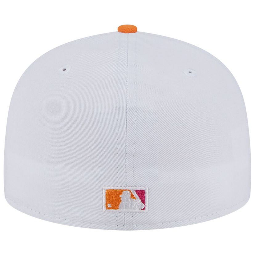MLB White/Pink Cincinnati Reds 2003 Inaugural Season 59FIFTY Fitted Hat