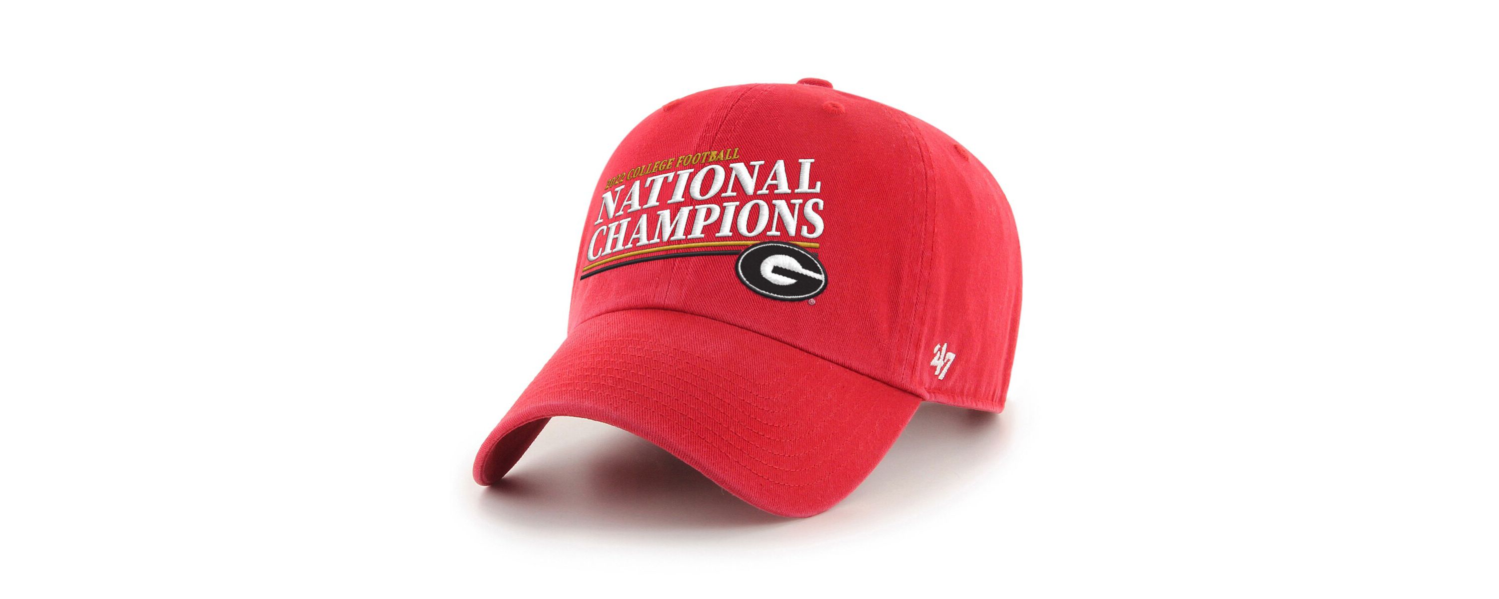 NCAA Georgia Bulldogs NCAA Football Playoff 2022 National s Slant Clean Up Adjustable Hat