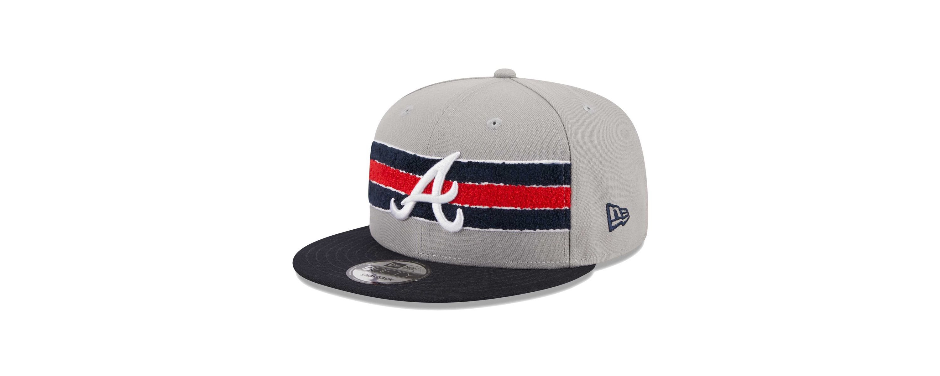 MLB Gray/Navy Atlanta Braves Band 9FIFTY Snapback Hat