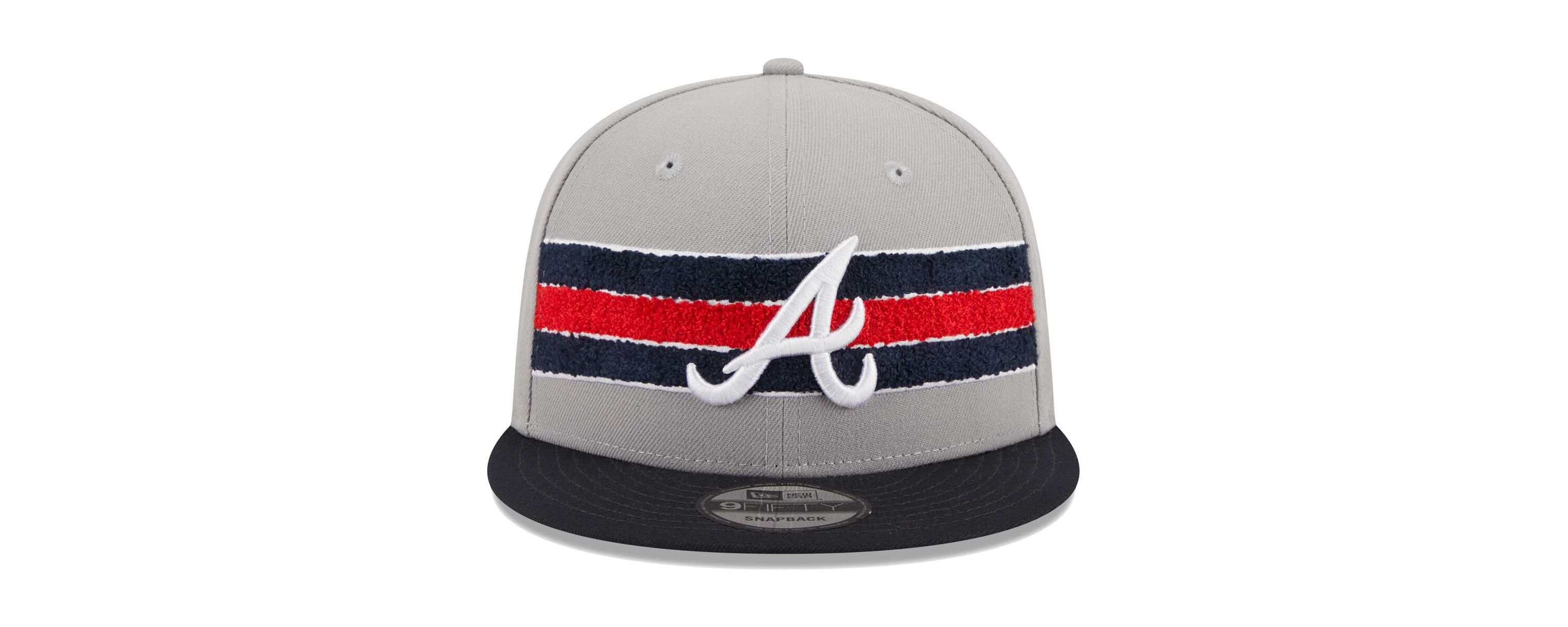 MLB Gray/Navy Atlanta Braves Band 9FIFTY Snapback Hat