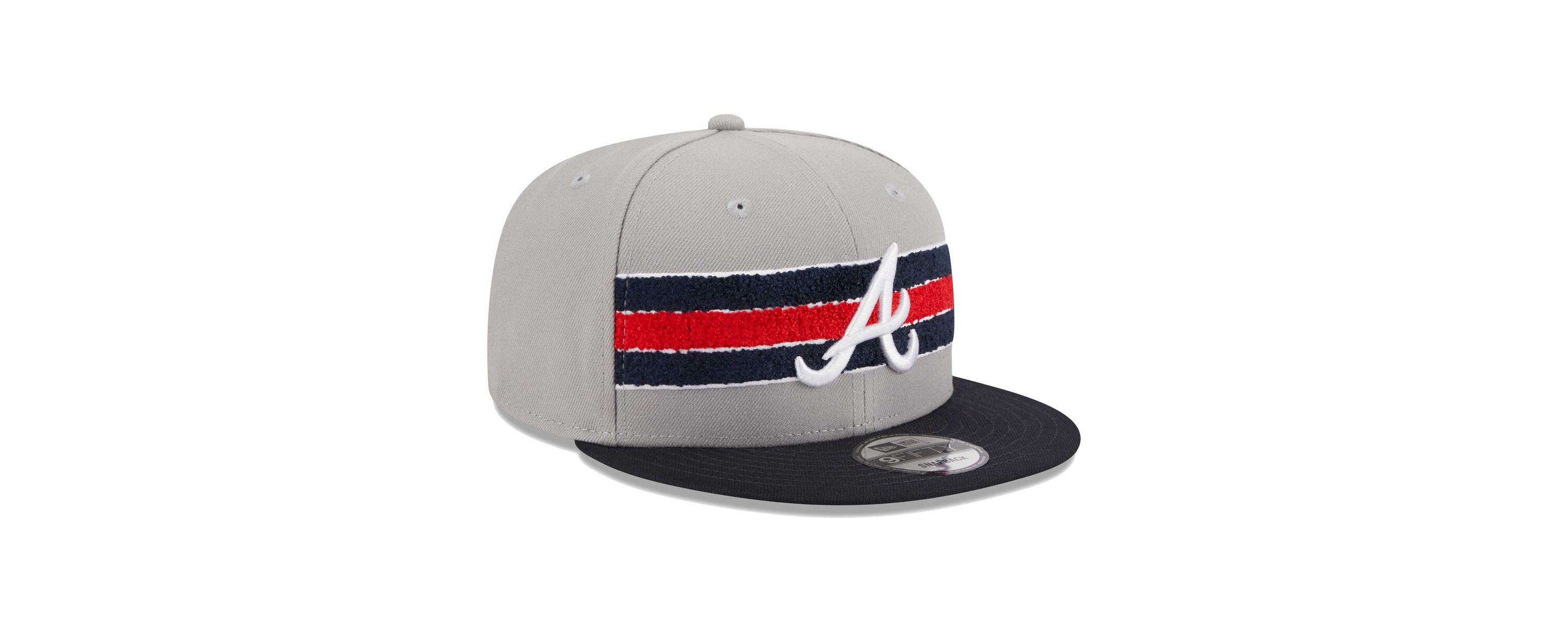 MLB Gray/Navy Atlanta Braves Band 9FIFTY Snapback Hat