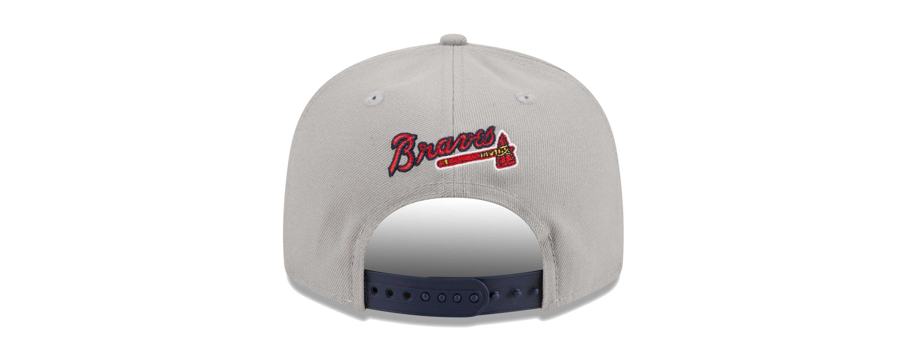 MLB Gray/Navy Atlanta Braves Band 9FIFTY Snapback Hat