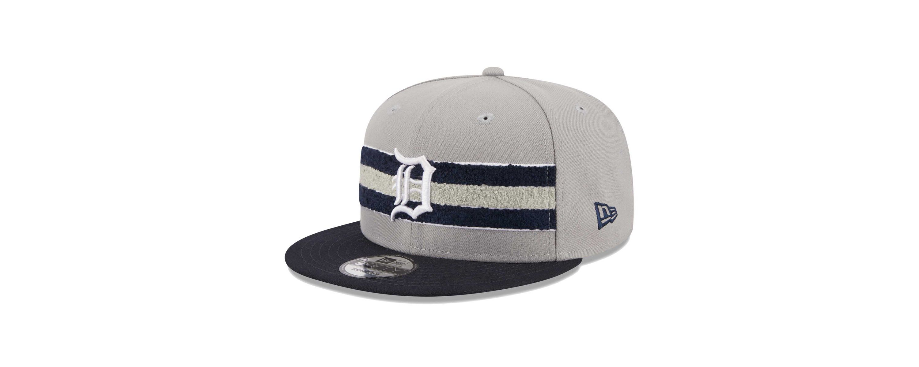 MLB Gray/Navy Detroit Tigers Band 9FIFTY Snapback Hat