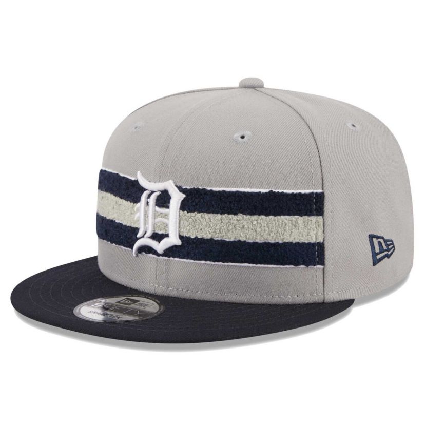 MLB Gray/Navy Detroit Tigers Band 9FIFTY Snapback Hat
