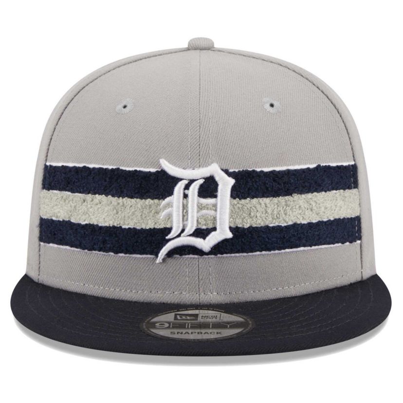MLB Gray/Navy Detroit Tigers Band 9FIFTY Snapback Hat