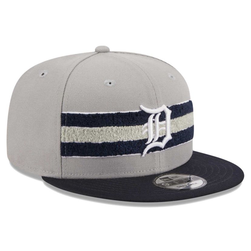 MLB Gray/Navy Detroit Tigers Band 9FIFTY Snapback Hat