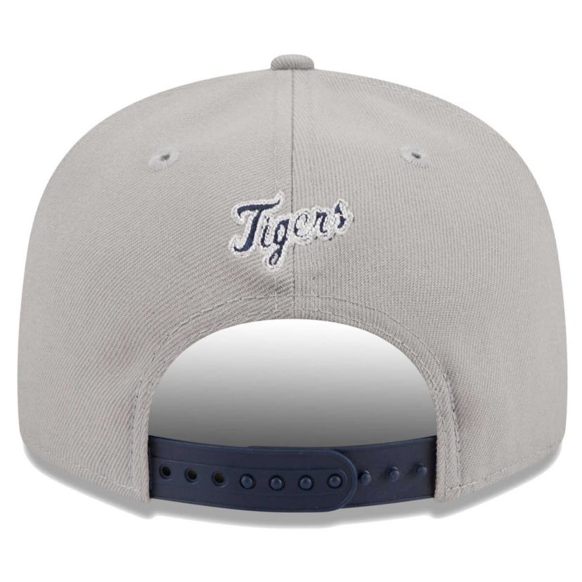 MLB Gray/Navy Detroit Tigers Band 9FIFTY Snapback Hat
