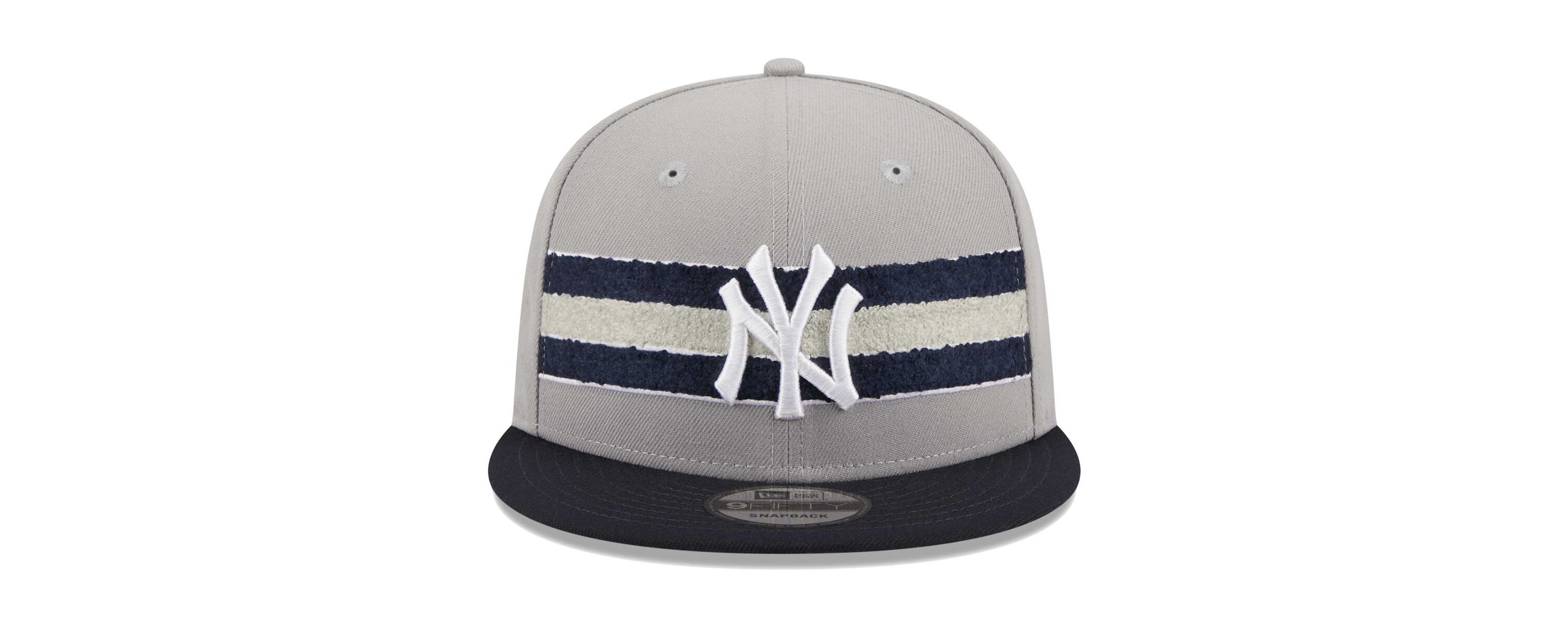 MLB Gray/Navy New York Yankees Band 9FIFTY Snapback Hat