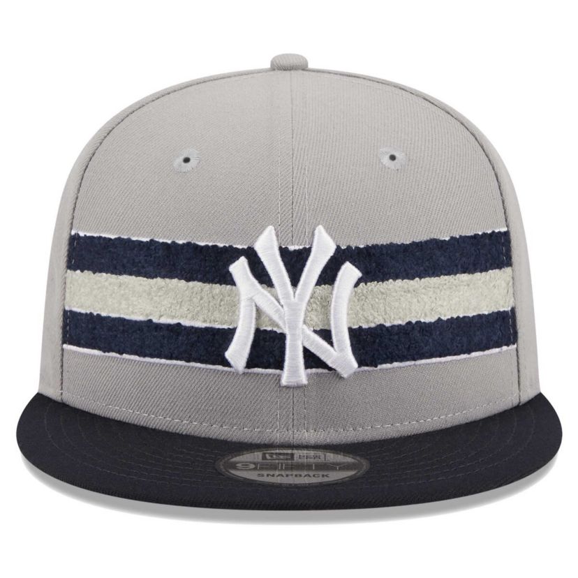 MLB Gray/Navy New York Yankees Band 9FIFTY Snapback Hat