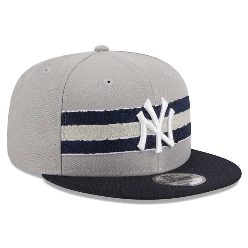 MLB Gray/Navy New York Yankees Band 9FIFTY Snapback Hat
