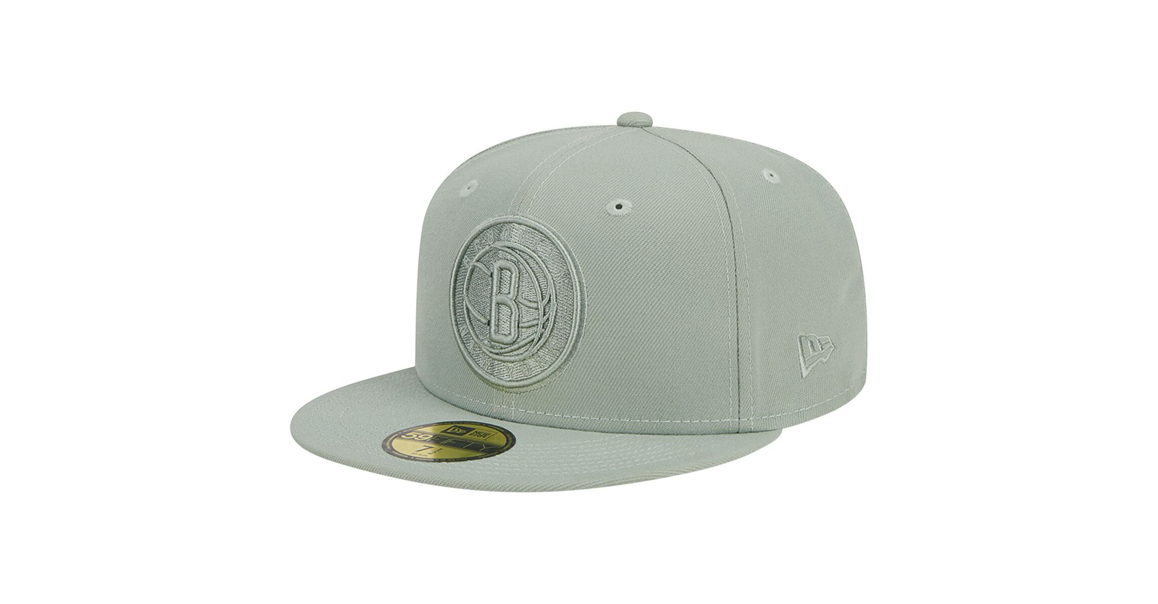 NBA Light Brooklyn Nets Sage Color Pack 59FIFTY Fitted Hat
