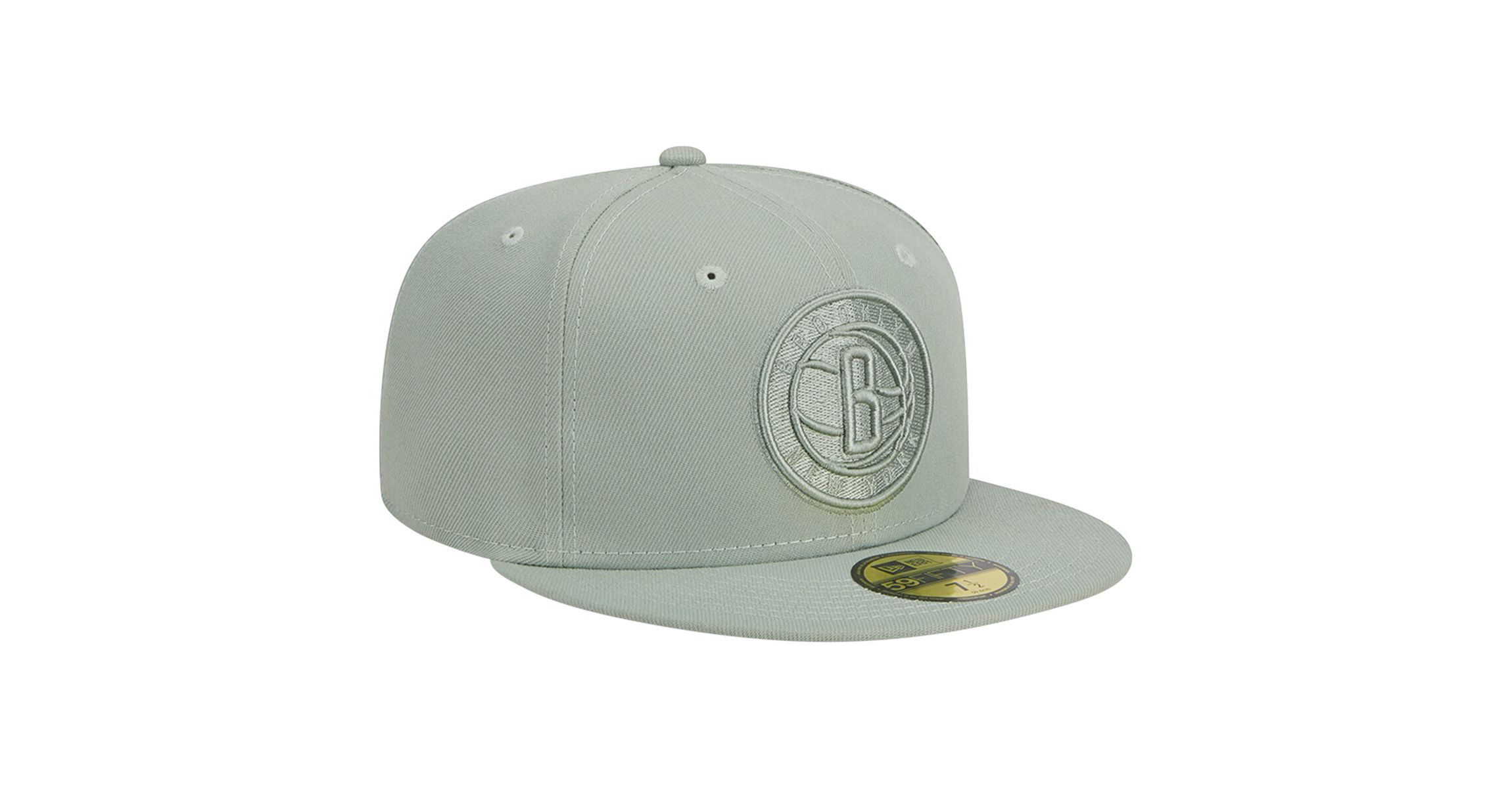 NBA Light Brooklyn Nets Sage Color Pack 59FIFTY Fitted Hat