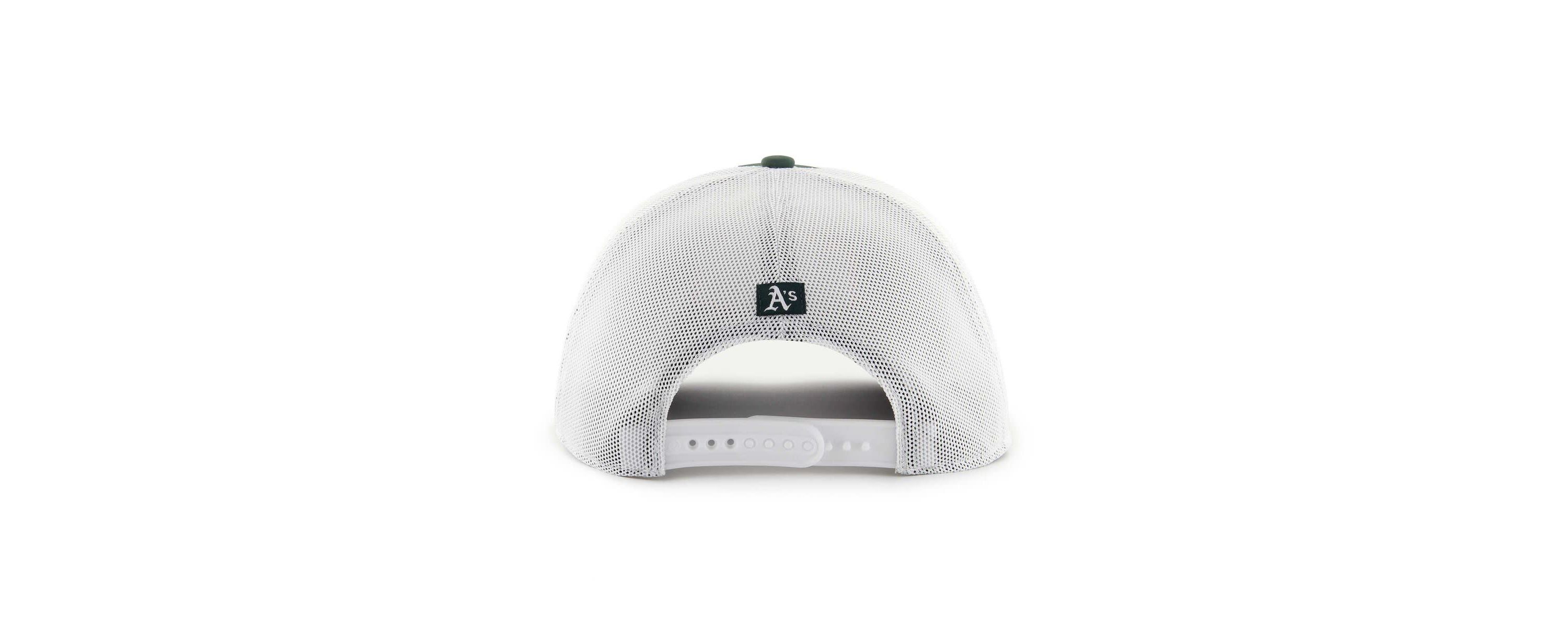 Cooperstown Teams Green/White Oakland Athletics Burgess Trucker Snapback Hat